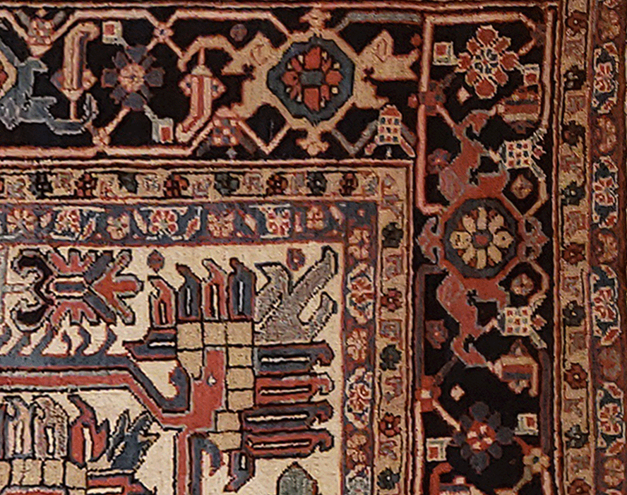 Nejad #988051 Antique Persian Heriz Rug