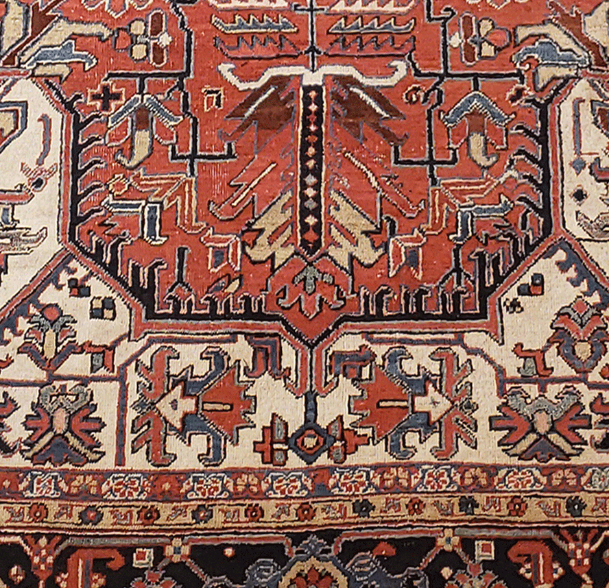 Nejad #988051 Antique Persian Heriz Rug