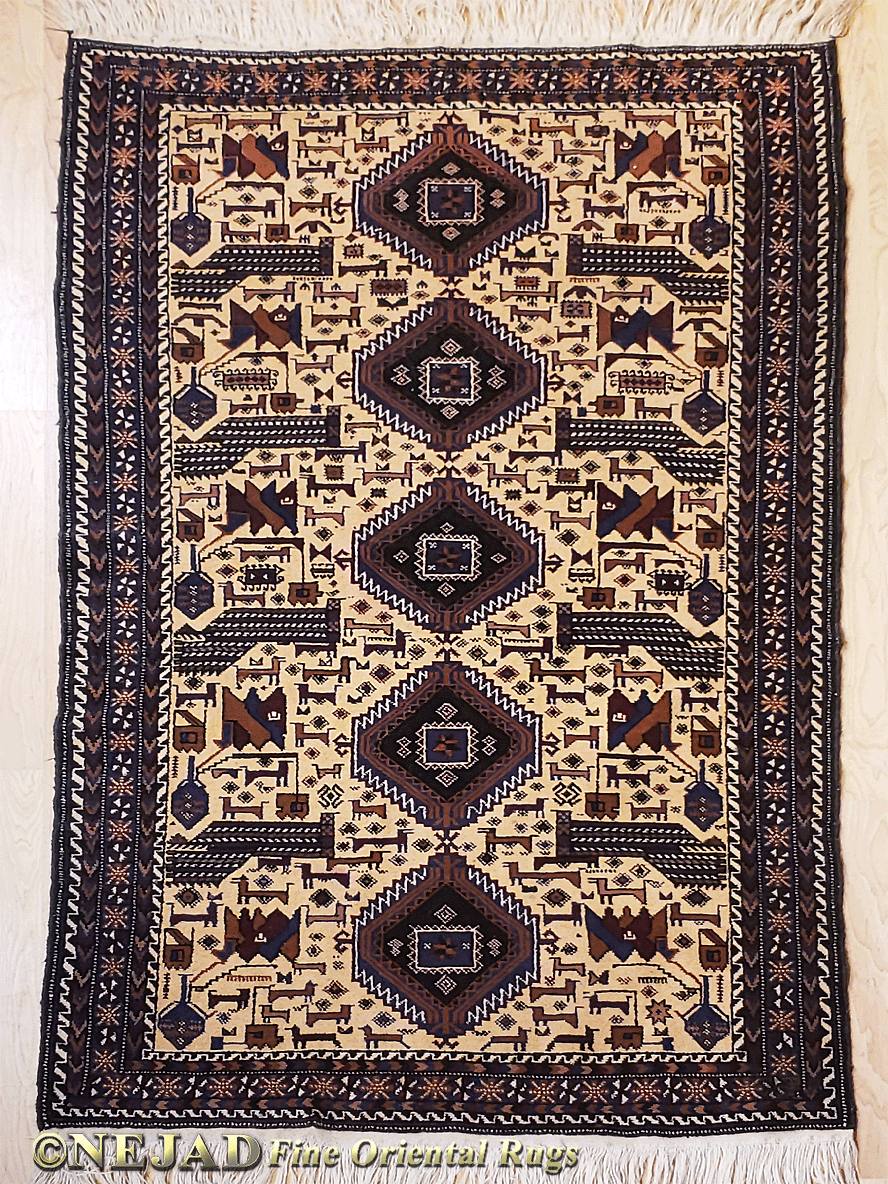Nejad #988053 Antique Persian Beluch Rug