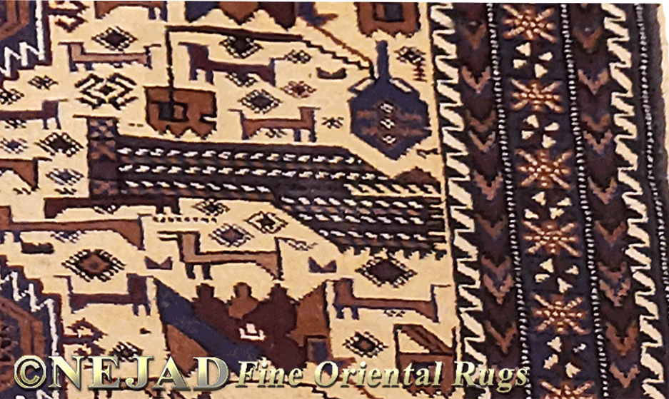 Nejad #988053 Antique Persian Beluch Rug