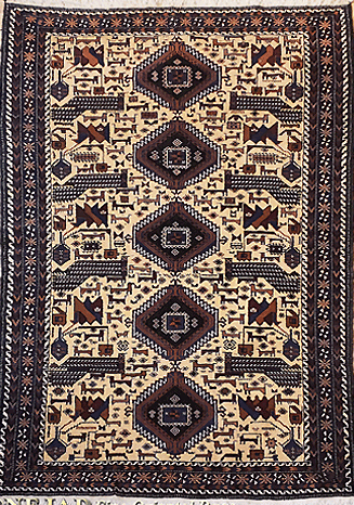 Nejad #988053 Antique Persian Beluch c. 1970
