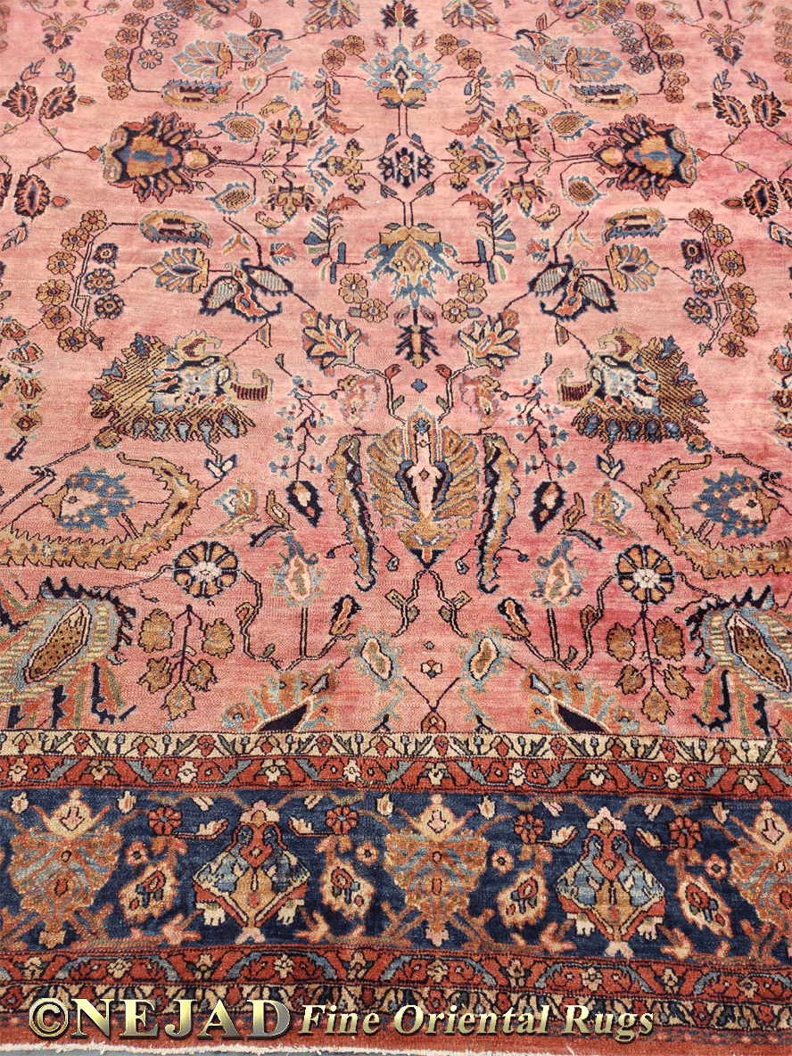 Nejad #987654 Antique Persian Sarouk Rug