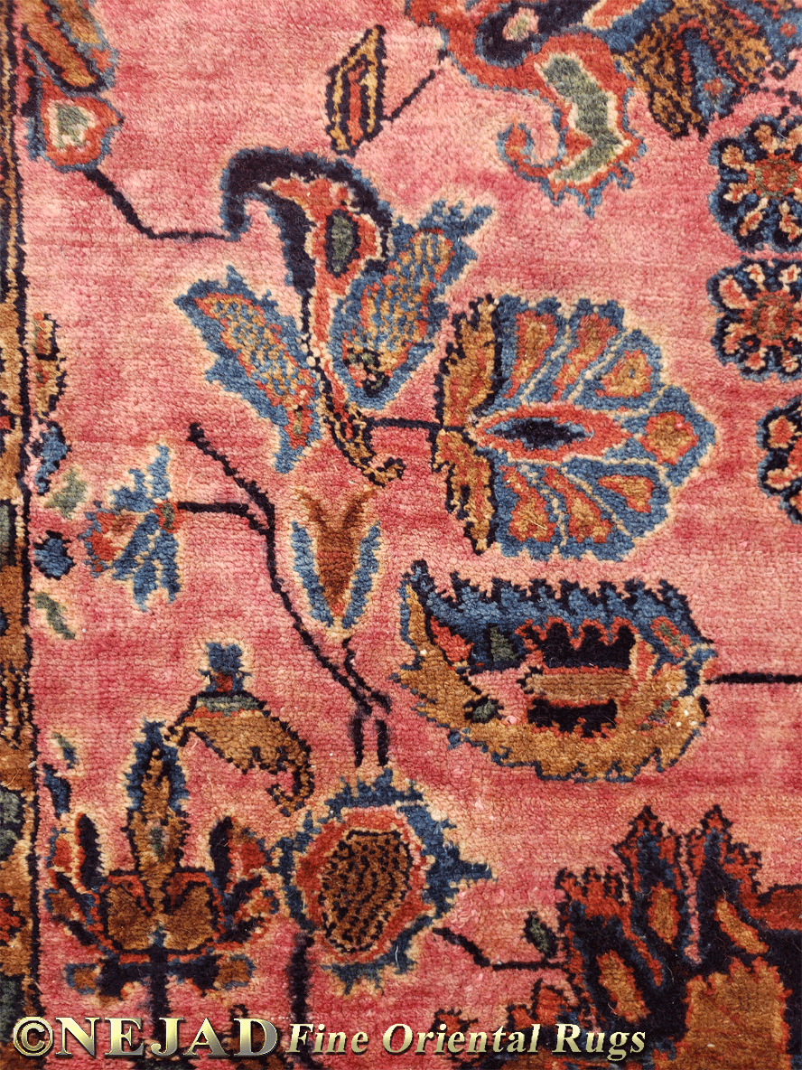 Nejad #987654 Antique Persian Sarouk Rug