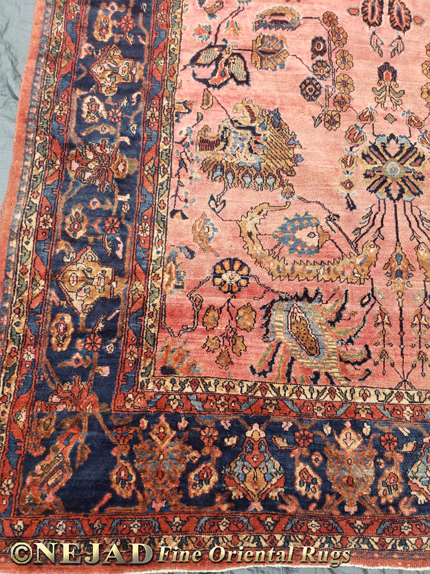 Nejad #987654 Antique Persian Sarouk Rug