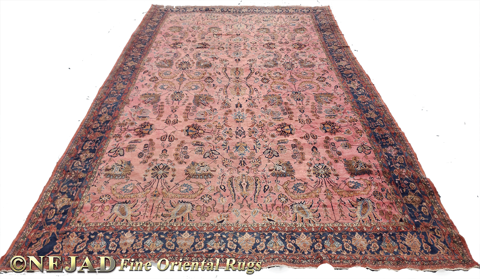 Antique Persian Sarouk Rug - Nejad #987654