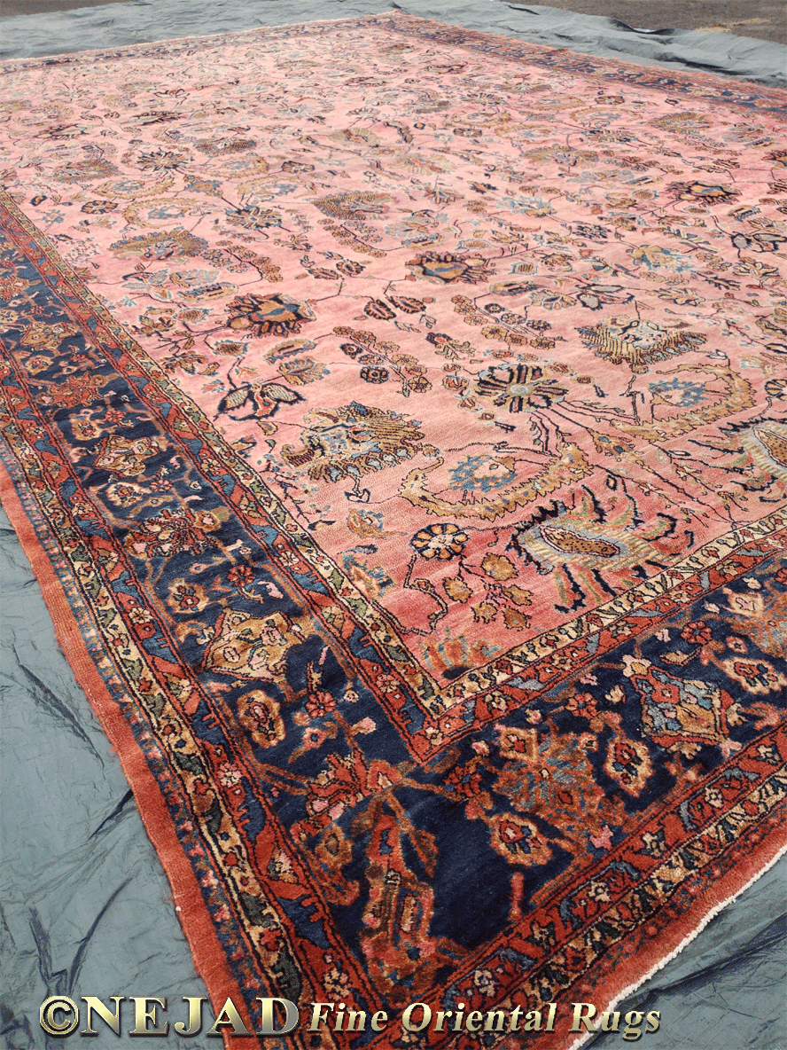 Nejad #987654 Antique Persian Sarouk Rug