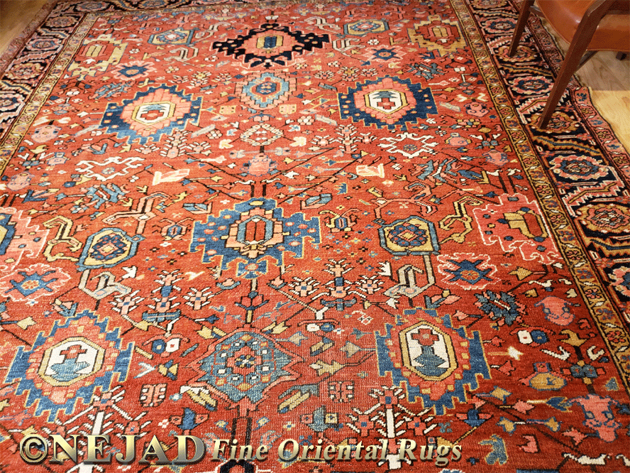 Nejad #987921 Antique Persian Heriz Rug