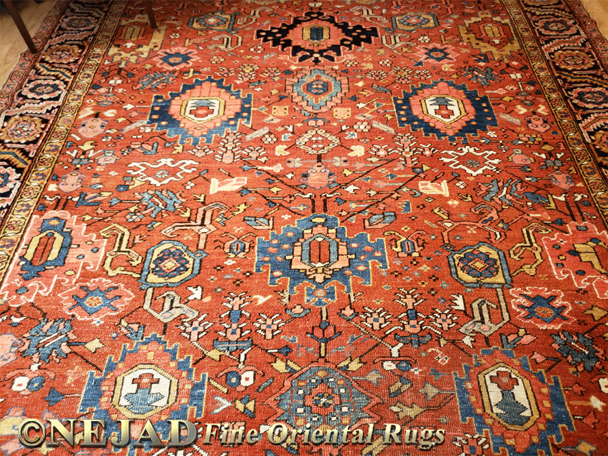 Nejad #987921 Antique Persian Heriz Rug