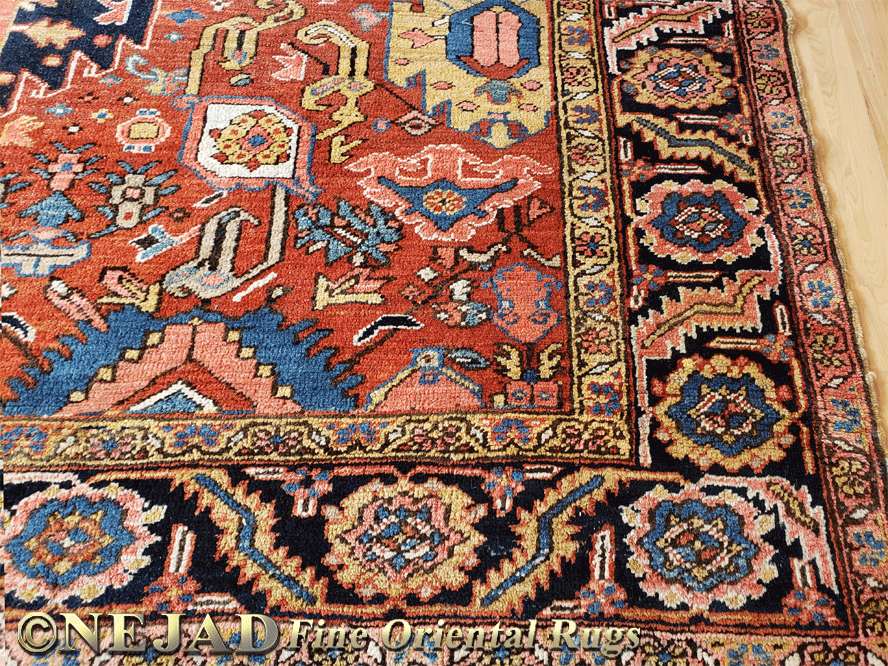 Nejad #987921 Antique Persian Heriz Rug