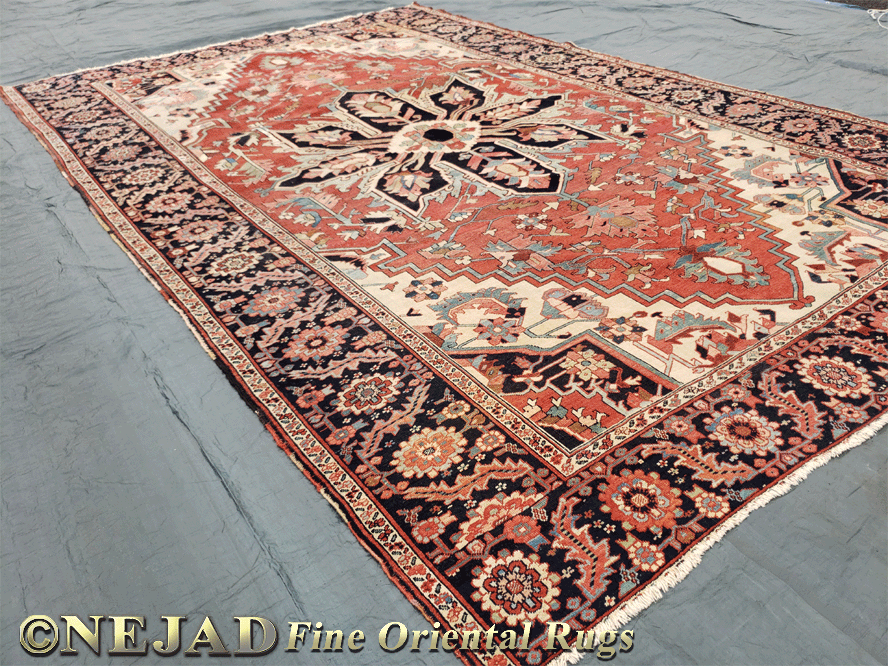Nejad #987984 Antique Persian Heriz Rug