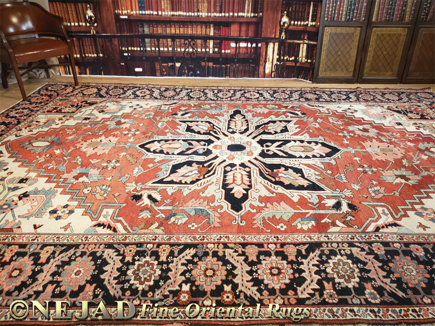 Nejad #987984 Antique Persian Heriz Rug