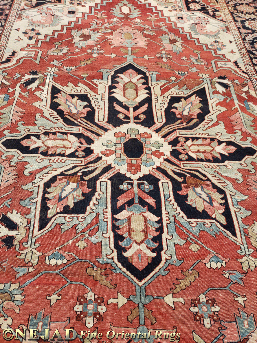 Nejad #987984 Antique Persian Heriz Rug
