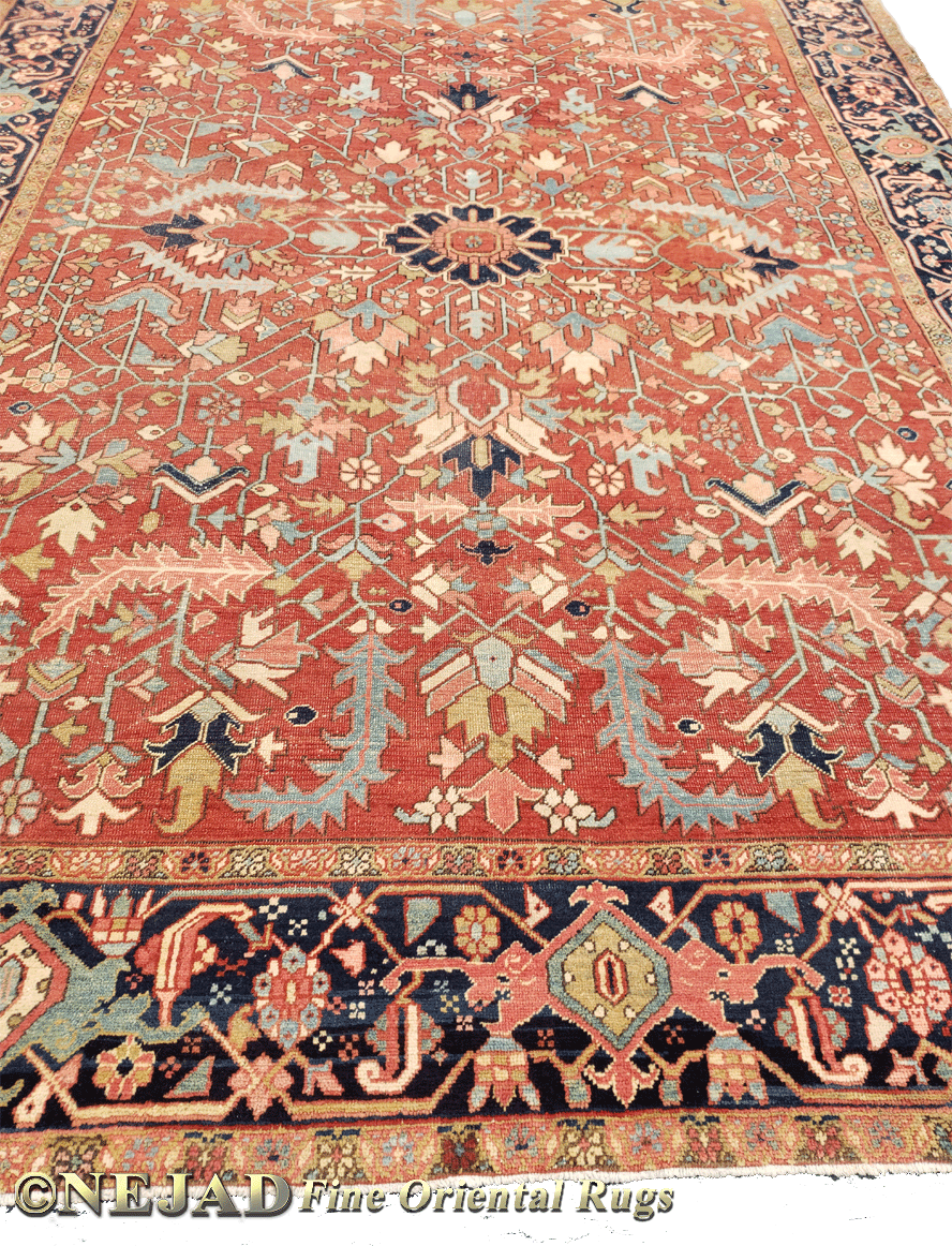 Nejad #987921 Antique Persian Heriz Rug