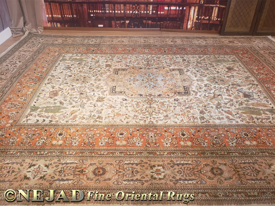 persian Tabriz rug