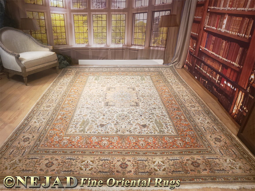persian Tabriz rug