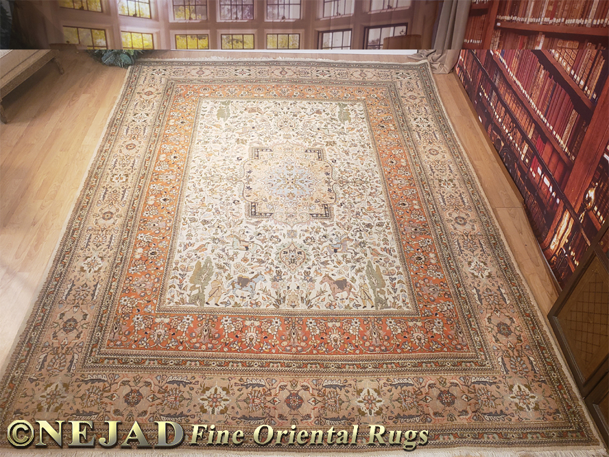 persian Tabriz rug