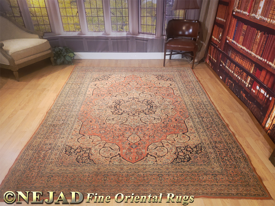 Nejad #988072 Antique Persian Haj Jalili Rug