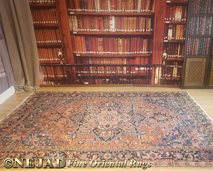 Nejad #988076 Antique Persian Heriz Rug