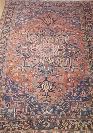 Nejad #988076 Genuine Antique Persian Heriz c. 1920