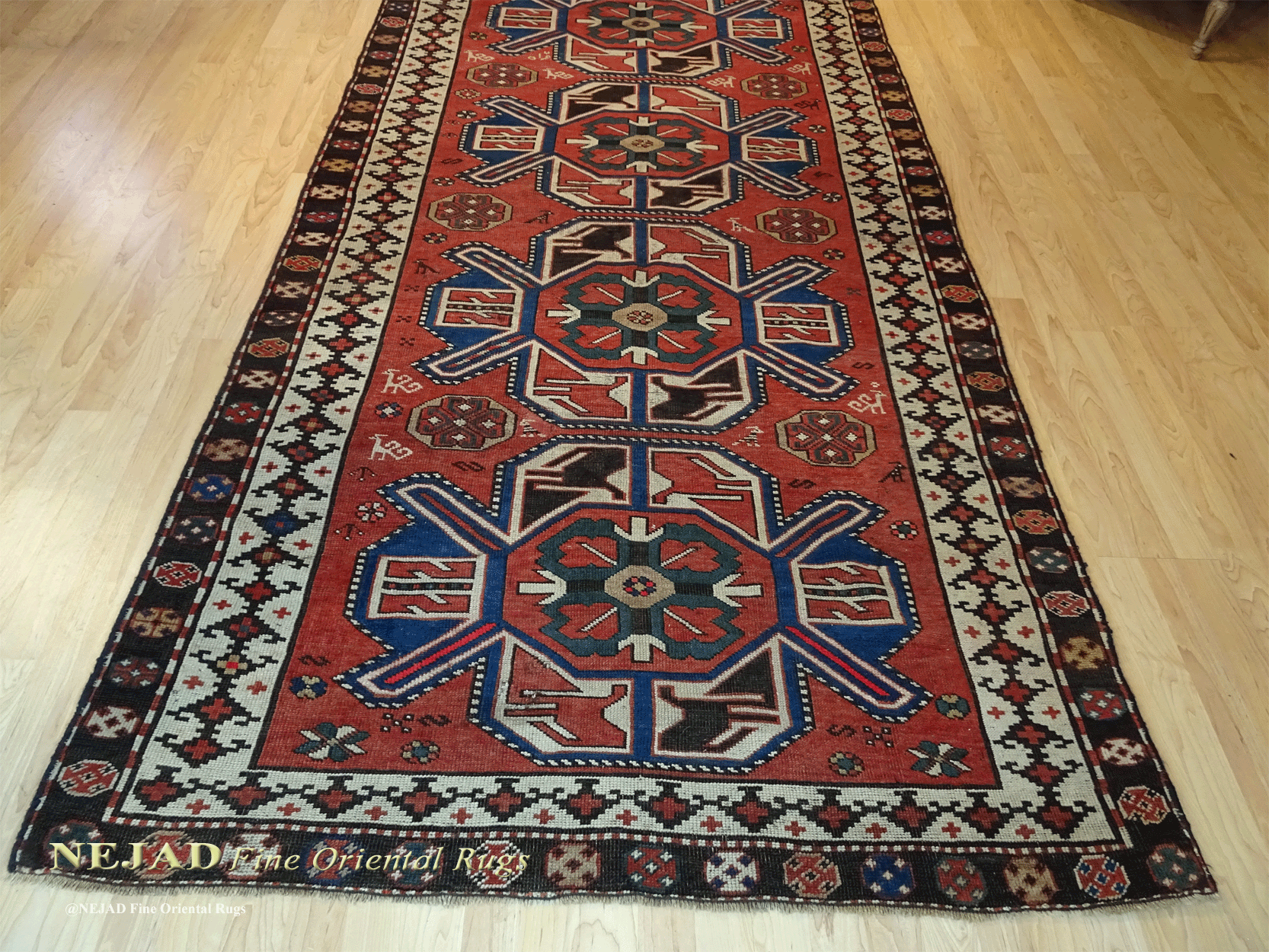 Antique Caucasian Kazak Rug - Nejad Rugs #987480