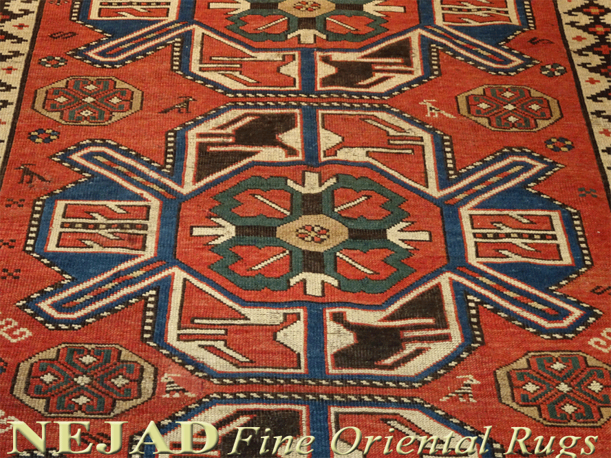 Nejad #987480 Antique Caucasian Kazak Rug