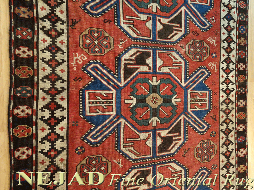 Nejad #987480 Antique Caucasian Kazak Rug