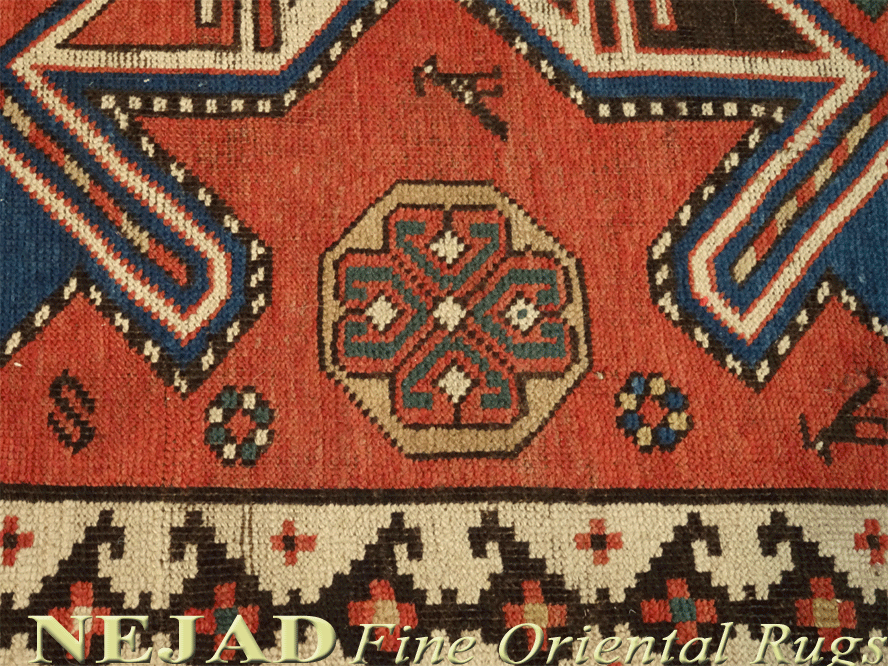 Nejad #987480 Antique Caucasian Kazak Rug
