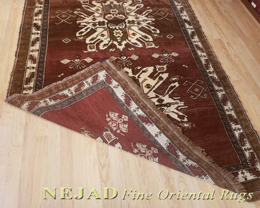 Nejad #988109 Antique Caucasian Eagle Chelaberd Kazak Rug