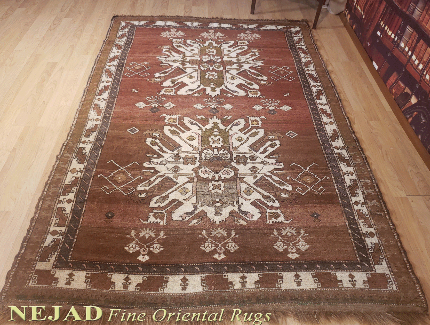 Antique Caucasian Eagle Chelaberd Rug - Nejad Rugs #988109