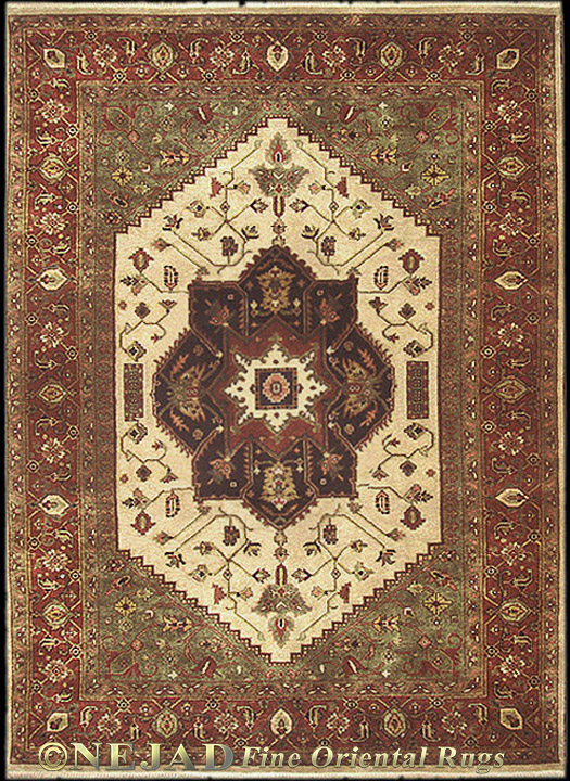 T094AIRT Nejad Heriz rug
<< Click Rug to Go Back