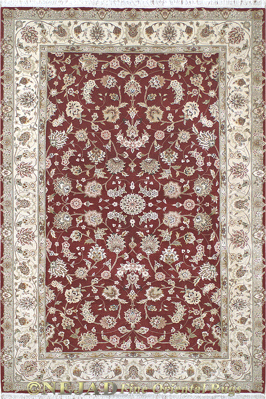 SK015BRIY Silk & Wool Rug Detail