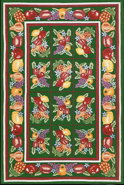 Bucks County Hook Rug 1004EMEM
 << Click Rug to Go Back 