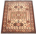 Example of a Kazak rug. Shown is Nejad Rug model # K034IYRT.