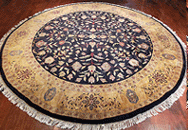 Sino-Persian Tabriz round rug