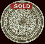 Tabriz round rug