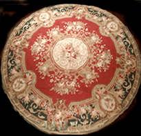 Tabriz round rug