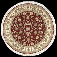 Tabriz round rug