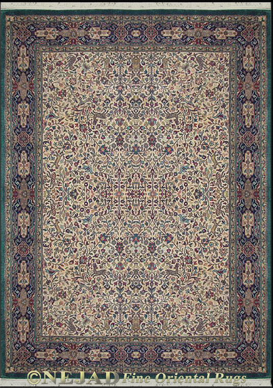M013AINE Nejad Hunt Tabriz rug 
 << Click rug to Go Back 