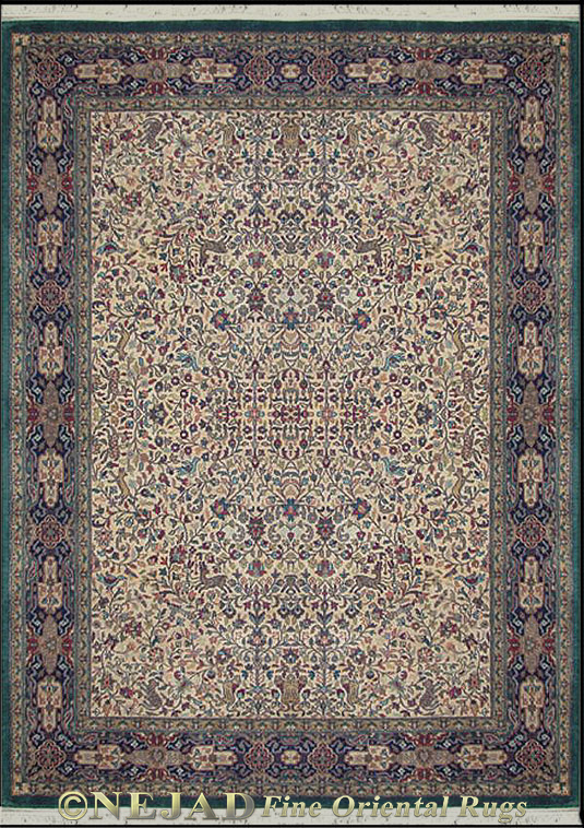 M013AINE Nejad Hunt Tabriz rug 
 << Click rug to Go Back 