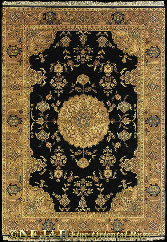T064BKGO Nejad Tabriz rug
 << Click Rug to Go Back 
