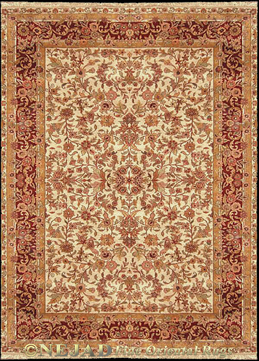 M058GOBR Nejad KASHAN rug 
 << Click rug to Go Back 