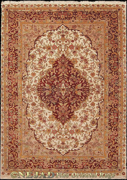 M059GOBR Nejad KASHAN rug 
 << Click rug to Go Back 