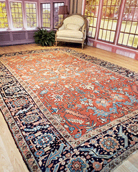 Antique Heriz rug