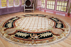 Pineapple Aubusson Round Rug