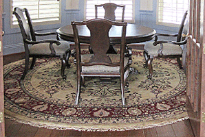 1-of-a-Kind Sarouk Round Rug