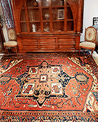 Antique Heriz Rug