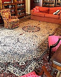 Very fine Pak Persian Tabriz Rug