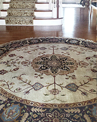 Tabriz Round Rug M022GOBK