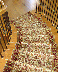 Curved Staircase Rug Runner