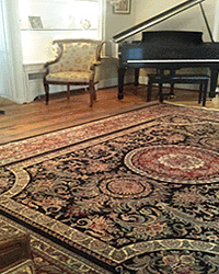 Large Tabriz Round Medallion Rug